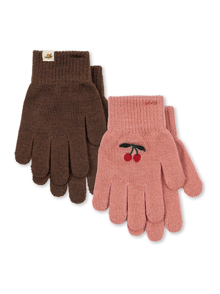 Konges Sløjd Pink Filla Gloves 2 Pack - Image 1 of 1