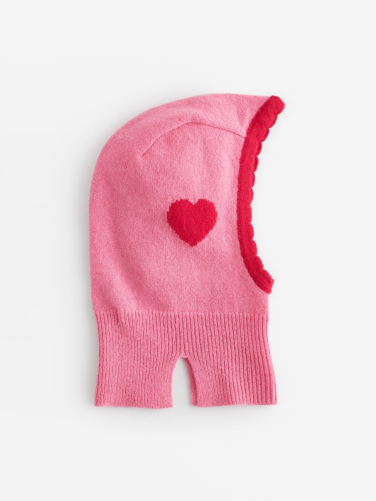 Konges Sløjd Pink Collette Balaclava Hat - Image 1 of 5
