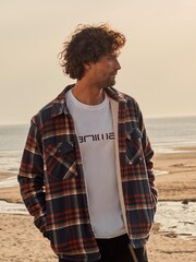 Animal Blue Tide Organic Mens Shirt - Image 1 of 10