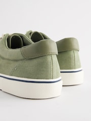 Green Washed Textile Trainers - Image 4 of 6