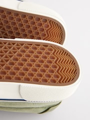 Green Washed Textile Trainers - Image 5 of 6