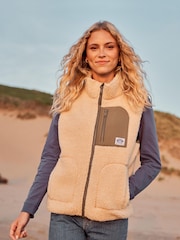 Animal Cream Hennie Womens Gilet - Image 1 of 5
