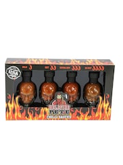 Kimm & Miller Hellfire Mini Chilli Skulls Sauces Set of 4 - Image 2 of 4