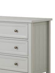 Julian Bowen Dove Grey Maine 3 Drawer Chest of Drawers - Image 2 of 4