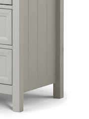 Julian Bowen Dove Grey Maine 3 Drawer Chest of Drawers - Image 4 of 4