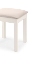 Julian Bowen Surf White Maine Dressing Stool - Image 4 of 4