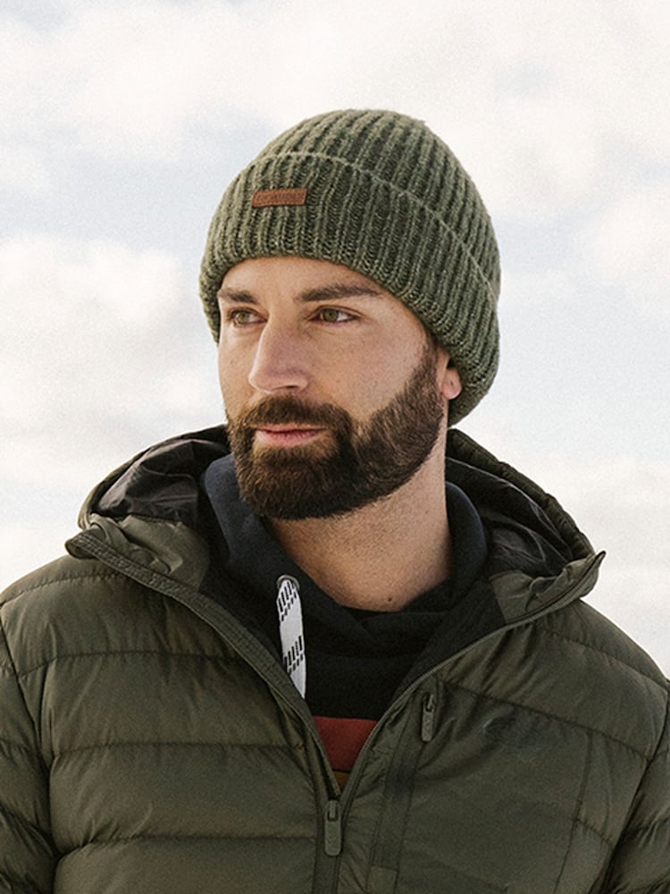 Animal Green Codi Mens Recycled Knit Beanie - Image 1 of 4