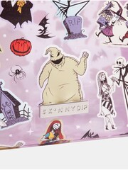 Skinnydip Purple Disney Nightmare Before Christmas Halloween Town Makeup Bag - Image 5 of 5