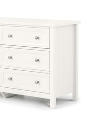 Julian Bowen Surf White Maine 6 Drawer Chest of Drawers - Image 2 of 5