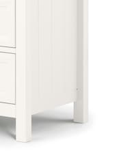 Julian Bowen Surf White Maine 6 Drawer Chest of Drawers - Image 4 of 5