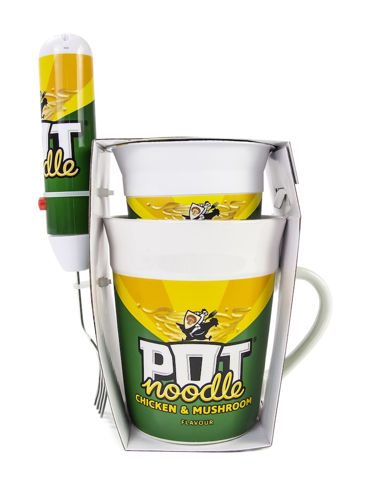 Pot Noodle Chicken & Mushroom Mug & Spinning Fork - Image 2 of 3