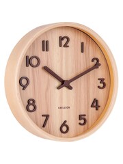 Karlsson Natural Small Pure Wall Clock - Image 2 of 2