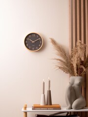 Karlsson Black Small Pure Wall Clock - Image 1 of 3