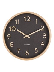 Karlsson Black Small Pure Wall Clock - Image 2 of 3