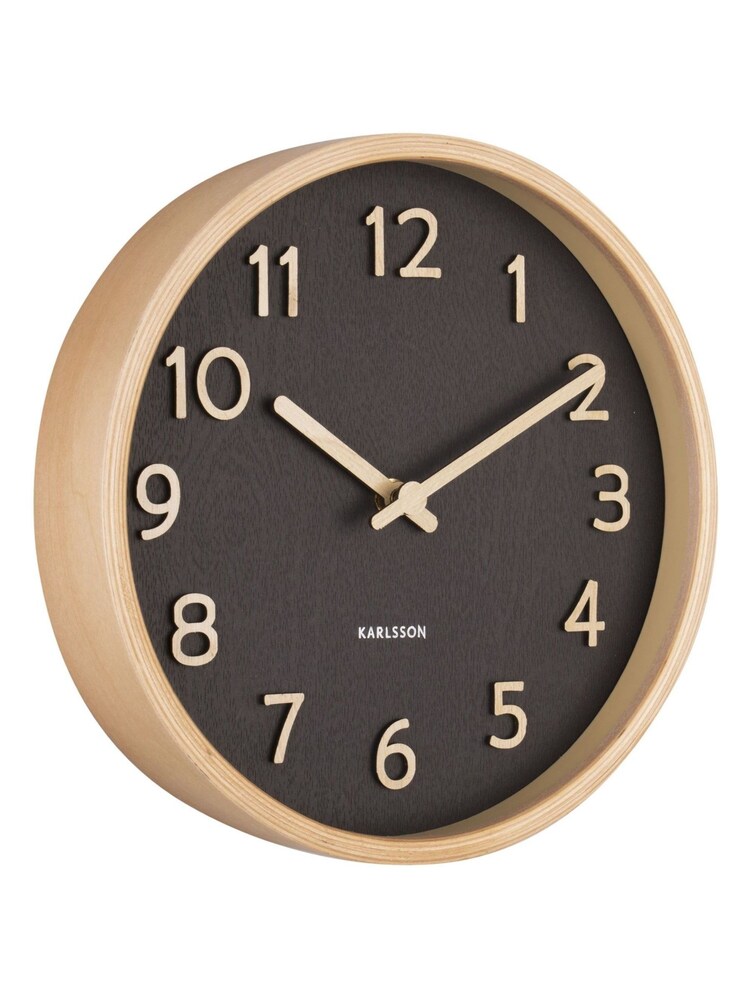 Karlsson Black Small Pure Wall Clock - Image 3 of 3