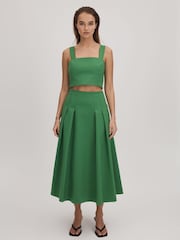 Florere Strappy Crop Top - Image 1 of 5