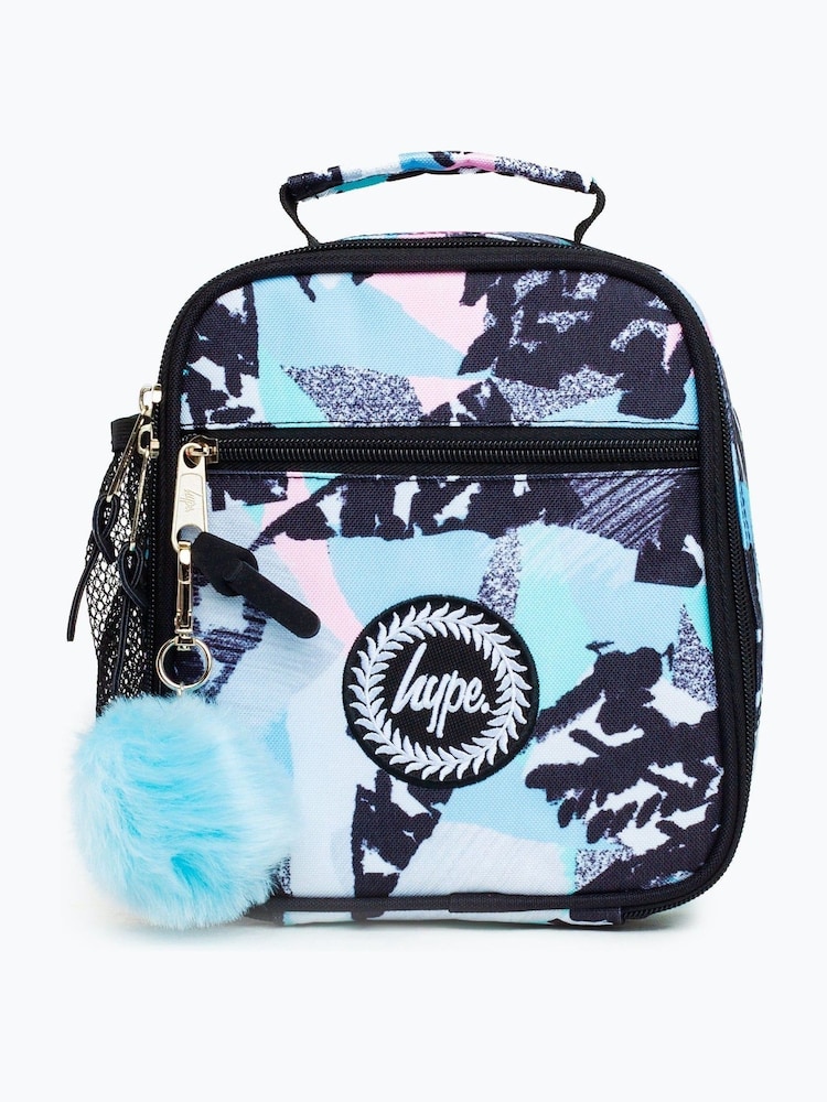 Hype. Abstract Pastel Print Black/Pink Lunch Bag - Image 1 of 7