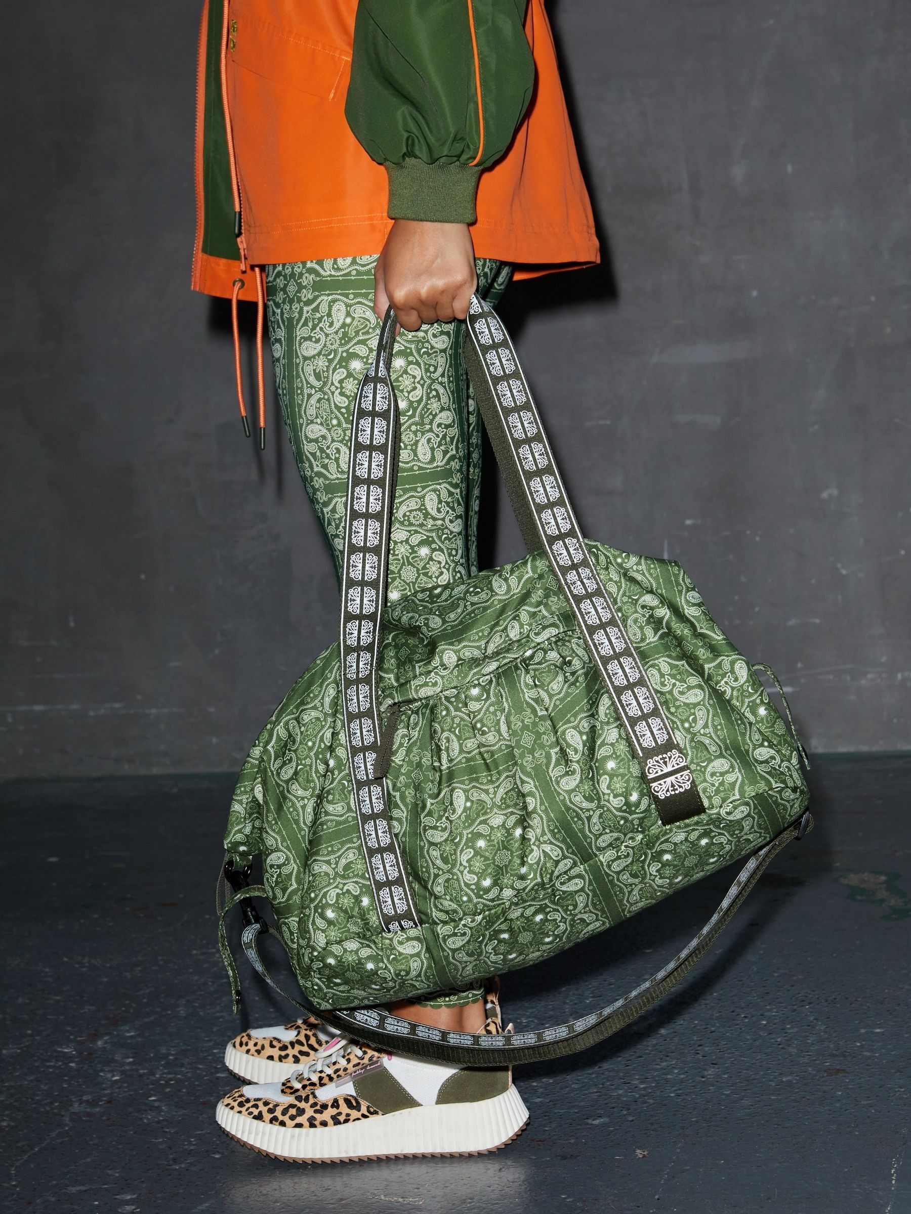 Buy Never Fully Dressed Green Bandana Print Sports Holdall from Next Canada