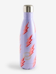 Hype. Lilac Purple Lightning Metal Water Bottle - Image 1 of 4