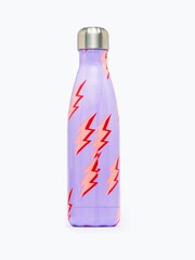 Hype. Lilac Purple Lightning Metal Water Bottle - Image 2 of 4