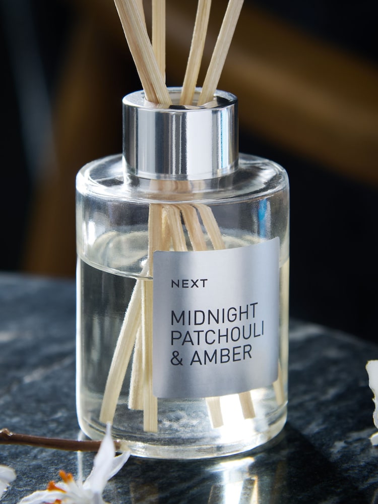 Midnight Patchouli and Amber 50ml Fragranced Reed Diffuser - Image 2 of 3