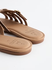 Tan Brown Forever Comfort® Cross Strap Mules - Image 5 of 8