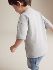 Grey Mickey Friends Short Sleeve T-Shirt (3mths-8yrs) - Image 3 of 4