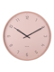 Karlsson Pink Stark Wall Clock - Image 1 of 3