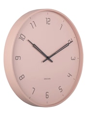 Karlsson Pink Stark Wall Clock - Image 2 of 3
