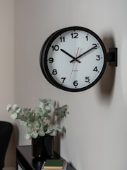 Karlsson White Classic Double Sided Wall Clock - Image 1 of 3
