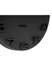 Karlsson Black On The Edge Wall Clock with Chrome Hands - Image 3 of 3