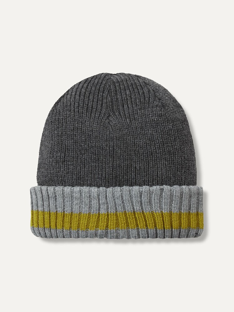 Sealskinz Holkham Waterproof Cold Weather Striped Roll Cuff Beanie - Image 2 of 2