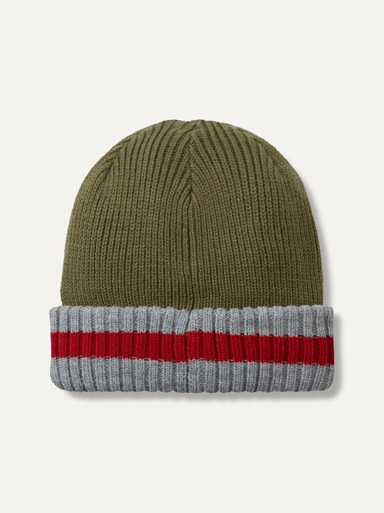 Sealskinz Holkham Waterproof Cold Weather Striped Roll Cuff Beanie - Image 2 of 2