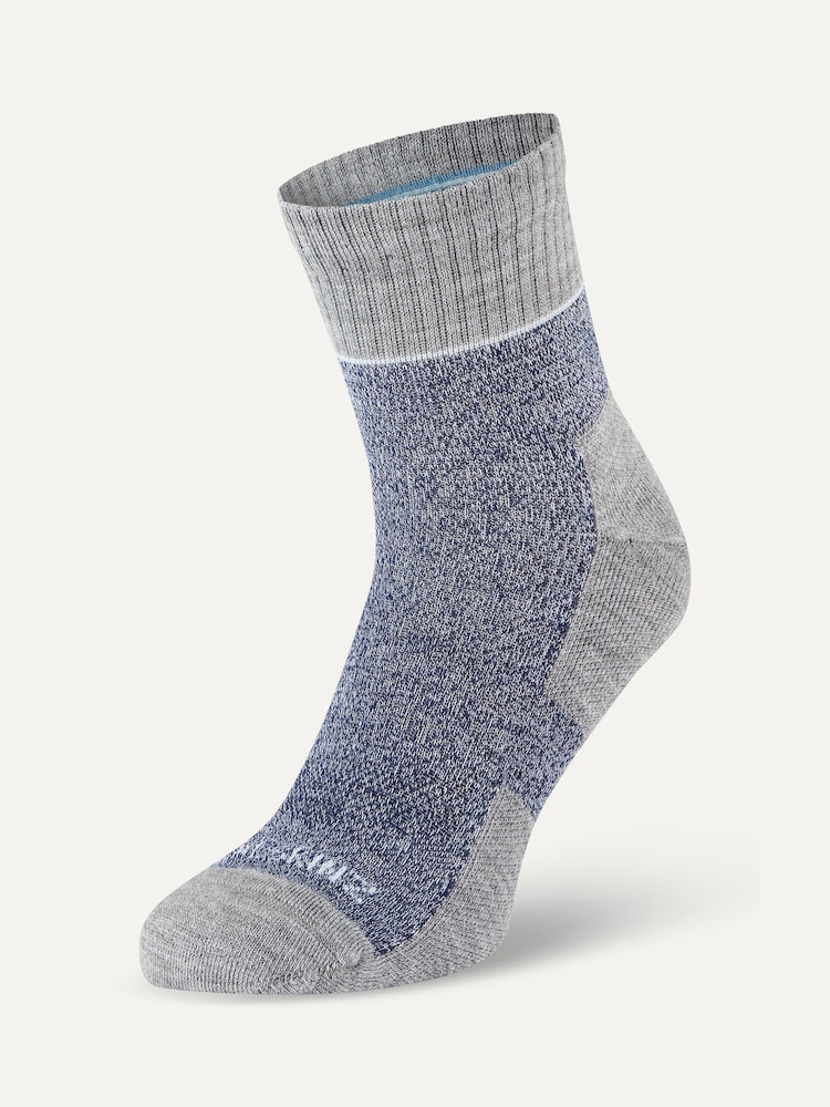 Hellblau - Knöchel - Sealskinz Morston Knöchellange, nicht wasserdichte, schnelltrocknende Socken - Bild 1 von 2
