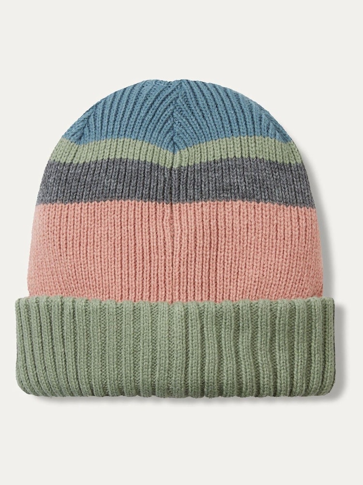 Sealskinz Cromer Waterproof Cold Weather Roll Cuff Striped Beanie - Image 2 of 2