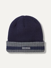 Sealskinz Holkham Waterproof Cold Weather Striped Roll Cuff Beanie - Image 1 of 2