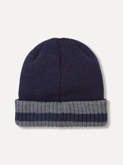 Sealskinz Holkham Waterproof Cold Weather Striped Roll Cuff Beanie - Image 2 of 2