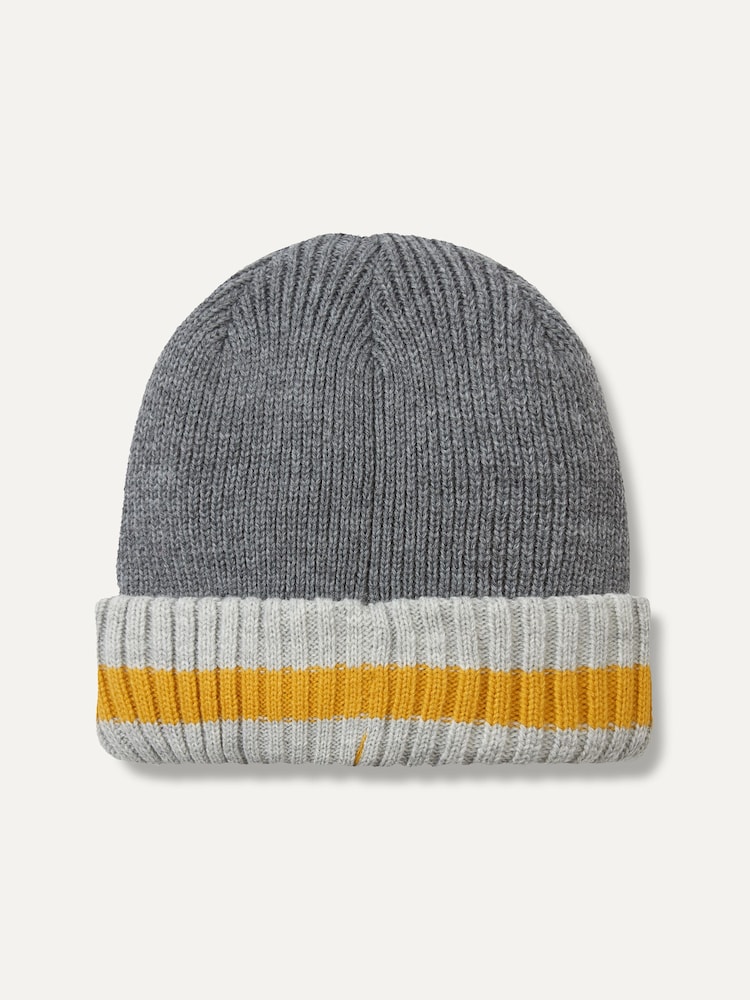 Sealskinz Holkham Waterproof Cold Weather Striped Roll Cuff Beanie - Image 2 of 2