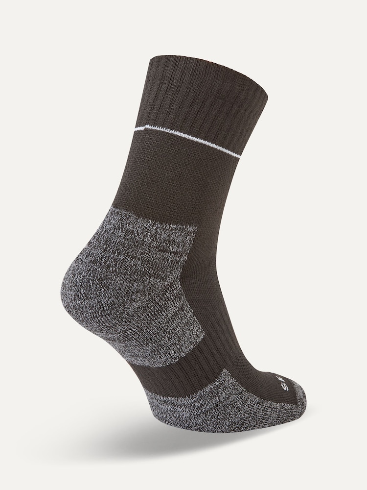 Schwarz - Regulär - Sealskinz Morston Knöchellange, nicht wasserdichte, schnelltrocknende Socken - Bild 2 von 2 Schwarz - Regulär - Sealskinz Morston Knöchellange, nicht wasserdichte, schnelltrocknende Socken - Bild 2 von 2
