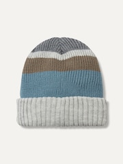 Sealskinz Cromer Waterproof Cold Weather Roll Cuff Striped Beanie - Image 2 of 2
