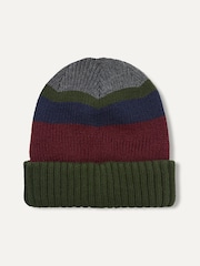Sealskinz Cromer Waterproof Cold Weather Roll Cuff Striped Beanie - Image 2 of 2