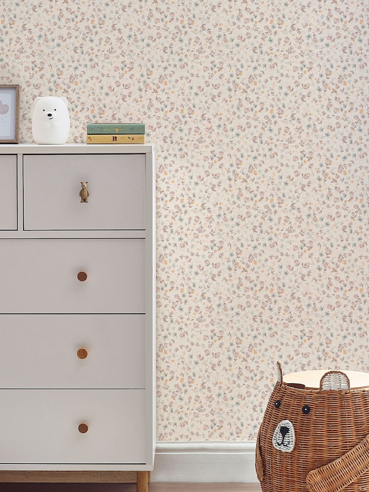 Natural Calm Ditsy Floral A4 Wallpaper Sample - Image 1 of 6