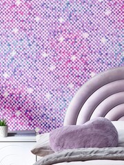 Purple Glitches A4 Wallpaper Sample - Image 2 of 6