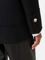 Jigsaw Wool Twill Longline Black Peacoat - Image 5 of 5