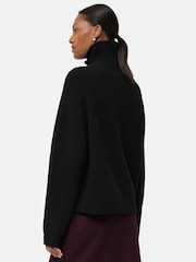 Jigsaw Black merino fisherman junmper - Image 2 of 6