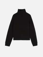 Jigsaw Black merino fisherman junmper - Image 5 of 6