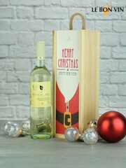 LeBonVin Bianco del Veneto In Christmas Wood Gift Box - Image 1 of 2