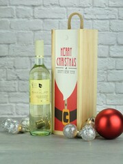 LeBonVin Bianco del Veneto In Christmas Wood Gift Box - Image 2 of 2
