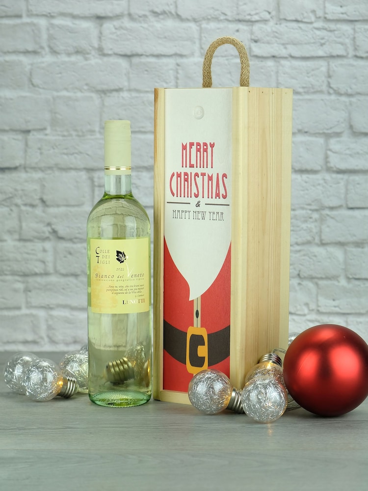 LeBonVin Bianco del Veneto In Christmas Wood Gift Box - Image 2 of 2