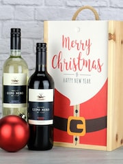 LeBonVin Italian Wine Duo Christmas Wooden Gift Box - Image 1 of 1